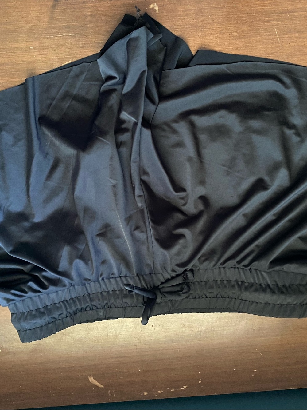 Light Blue Drawstring Athletic Skorts - Picture 3 of 7